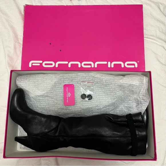 Fornarina Black Leather Boots size 39 - Picture 15 of 17